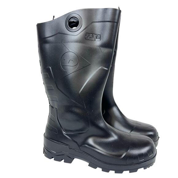 Dunlop Chesapeake Plain Toe PVC Work Boots Men 9 W 11 Waterproof Oil Resistant - Picture 1 of 9